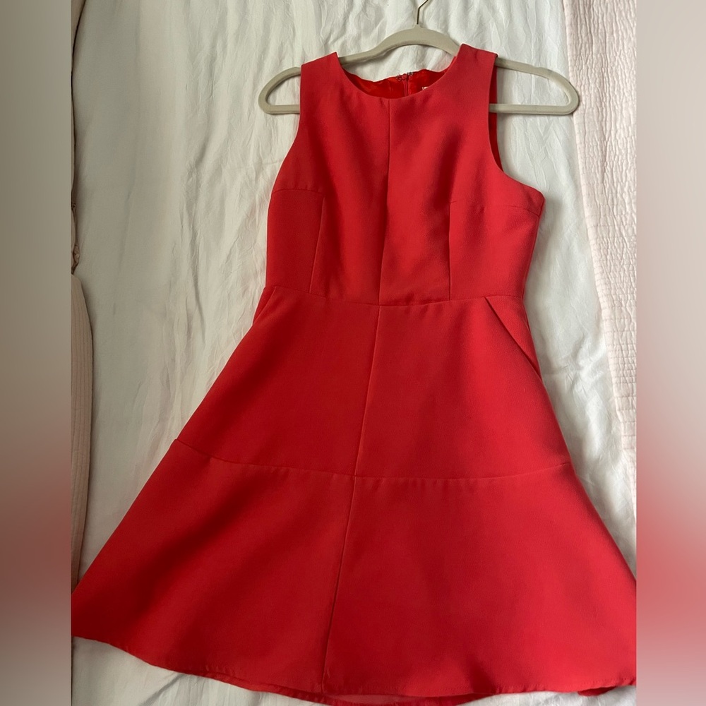 Morgan Claire orange mini dress size small